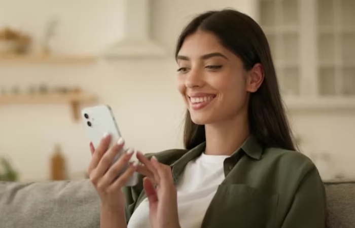 User browsing online earning apps on smartphone