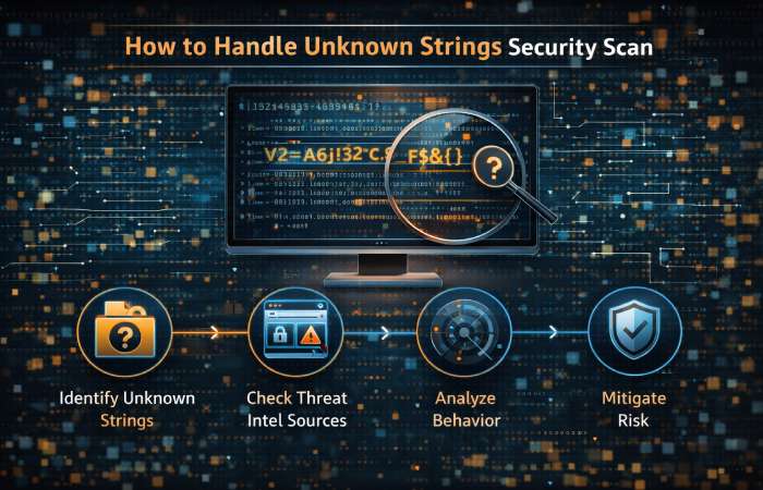 user running antivirus scan to check suspicious files